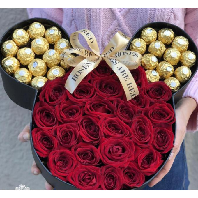 Коробка цветов Микки-Микки Коробка цветов Микки-Микки