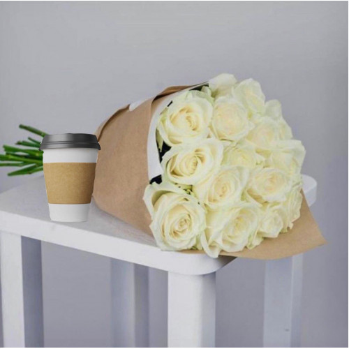 Купить на заказ Кофе с цветами с доставкой в Державинске