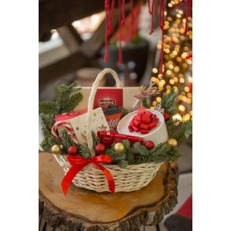 Корзина «Подарок под елку»